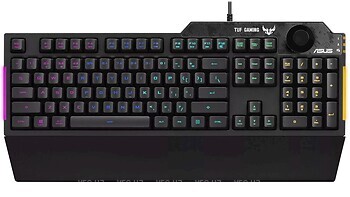 Фото Asus TUF Gaming K1 Black USB (90MP01X0-BKUA00)