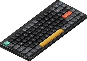 Фото NuPhy Air75 V2 Gateron Low-profile Brown Basalt Black Bluetooth/USB (AIR75V2BBBRN)