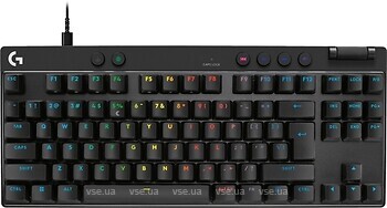 Фото Logitech G Pro X TKL Rapid Wired Gaming Keyboard Black USB (920-013233)