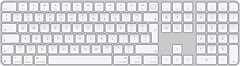 Фото Apple Magic Keyboard with Touch ID and Numeric Keypad Bluetooth White (MXK73)