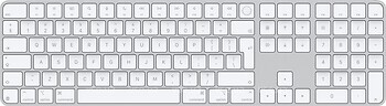 Фото Apple Magic Keyboard with Touch ID and Numeric Keypad Bluetooth White (MXK73)