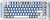 Фото MCHOSE X75 Wireless Gasket Mount Blue/Grey Bluetooth/USB (MC-X75-18)