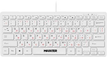 Фото Maxxter KBM-C01W-UA White USB