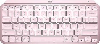 Фото Logitech MX Keys Mini Wireless Illuminated Rose Bluetooth (920-010474)