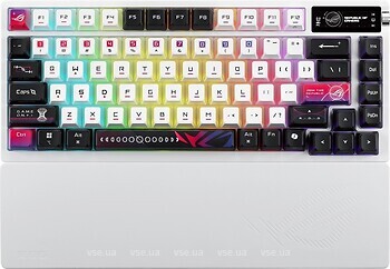 Фото Asus ROG Azoth Extreme X NX Snow V2 White Bluetooth/USB (90MP044F-BKUA30)