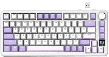 Фото Attack Shark X85 Pro Lavender Bluetooth/USB (AS-6972792470368-L-UA)