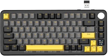 Фото Attack Shark X85 Pro Starry Black Bluetooth/USB (AS-6972792470368-SB-UA)