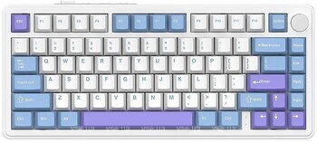 Фото Attack Shark X85 White/Purple Bluetooth/USB (AS-6972792470320-WP-UA)
