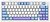 Фото Attack Shark X85 White/Purple Bluetooth/USB (AS-6972792470320-WP-UA)