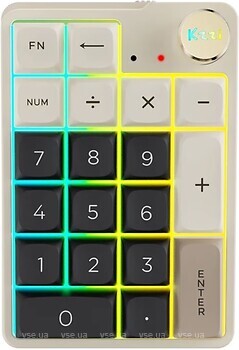 Фото Kzzi K20 Reappear Switch Starry Gray Bluetooth/USB (6935280824685)
