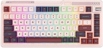 Фото Kzzi K75 Lite Rainbow Switch Nezuko Purple Bluetooth/USB (6935280824647)
