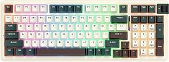 Фото Kzzi K98 Rainbow Switch Oasis Green Bluetooth/USB (6935280824975)