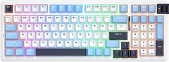 Фото Kzzi K98 Rainbow Switch Polar White Bluetooth/USB (6935280824999)