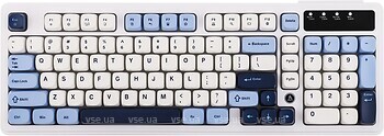Фото A-Jazz AF98 White/Blue USB (AF98-GB)