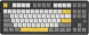 Фото A-Jazz AK870 V2 Flying Fish Switch Black/Gray/Yellow USB (AK870-V2-FF-BGY)