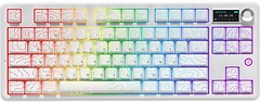 Фото A-Jazz AK870 V2 RGB Maillard Switch Wireless White Bluetooth/USB (AK870-V2-S-W)