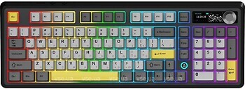 Фото A-Jazz AK980 V2 RGB Gift Switch Black/Gray/Yellow Bluetooth/USB (AK980-V2-G-BGY)