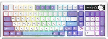 Фото A-Jazz AK980 V2 RGB Gift Switch White/Purple/Blue Bluetooth/USB (AK980-V2-G-PWB)