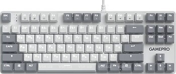 Фото Game Pro Genesis Metallic Outemu Red Swithes MK110W White USB