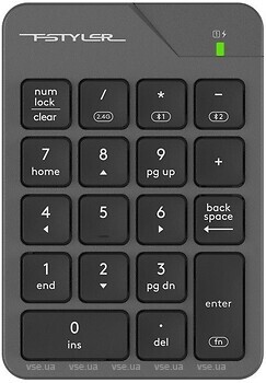 Фото A4Tech Fstyler FBK21C Smoky Grey USB