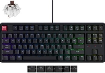 Фото Keychron C3 Pro V2 Keychron Super Brown Switch Black USB (C3PX-H3-UA)