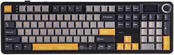 Фото Aula F108 Pro Grey/Yellow Bluetooth/USB