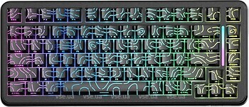Фото Attack Shark X82 Pro RGB HE Magnetic Switch Black Contour Line Bluetooth/USB (AS-6972792470696-BCL)