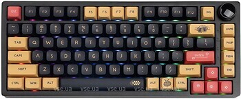 Фото Typevibe 82 Key Silent Craft Beer Black Bluetooth/USB (AS-ALBLK82-GZDS-CBXDA-M)