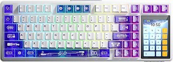 Фото Aula L99 White/Purple Bluetooth/USB