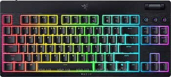 Фото Razer BlackWidow V4 Low-Profile Tenkeyless HyperSpeed Razer Yellow Black Bluetooth/USB (RZ03-05450100-R3M1)