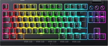 Фото Razer BlackWidow V4 TKL Hyperspeed Black Bluetooth/USB (RZ03-05480300-R3W1)