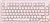 Фото Kzzi I75 Red Switch Pink Bluetooth/USB (6977534870567)