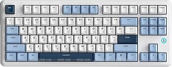 Фото A-Jazz AK870 V2 Flying Fish Switch White/Blue USB (AK870-V2-FF-BWB)