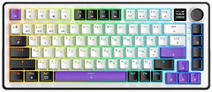 Фото Hator Hellyberry HK75 Pro Wireless White/Violet Bluetooth/USB (HK75_PRO_wireless)