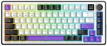 Фото Hator Hellyberry HK75 Pro Wireless White/Violet Bluetooth/USB (HK75_PRO_wireless)