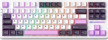 Фото MageGee Light 87 RGB Ivory White Switch Purple Jade Bluetooth/USB (6971969728745-UA)