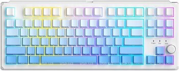 Фото MageGee SKY 87 RGB Blue Whale Switch White/Blue Gradient Bluetooth/USB (6971969728509)