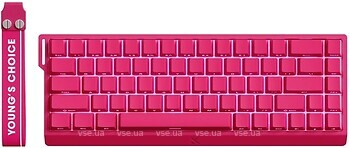 Фото MCHOSE Ace 68 Ice Rhino Magnetic Switch Rose Red USB (MC-ACE68-28)