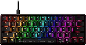 Фото HyperX Alloy Origins 60 Black USB (4P5N4AA)