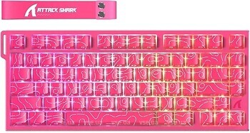 Фото Attack Shark R82 HE Magnetic Switch Pink Contours USB