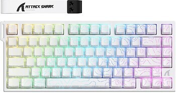 Фото Attack Shark R82 HE Magnetic Switch White Contours USB