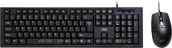 Фото AOC KM160B Black USB (KM160B/97)