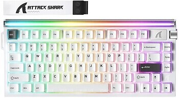 Фото Attack Shark R85 HE Magnetic Switch Starry White USB (AS-6972792472522-SW)