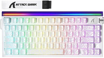 Фото Attack Shark R85 HE Magnetic Switch White Contours USB (AS-6972792472546-CWL)