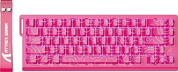 Фото Attack Shark X68 HE Magnetic Linear Switches Pink Contours USB (AS-6972792471051-P)