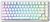 Фото Attack Shark X82 Pro RGB HE Magnetic Switch White Contour Line Bluetooth/USB (AS-6972792470702-WCL)