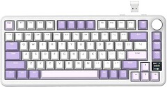 Фото Attack Shark X85 Pro Linear Blueberry Switches Lavender Bluetooth/USB (AS-6972792471105-L)
