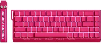 Фото MCHOSE Ace 68 TTC Dragon Lord Magnetic Switch Rose Red USB