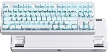 Фото MCHOSE G87 V2 Fast Gold V3 Switches White Topographic Bluetooth/USB