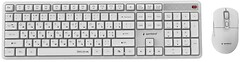 Фото Gembird KBS-WMS-01-W-CYRL White USB